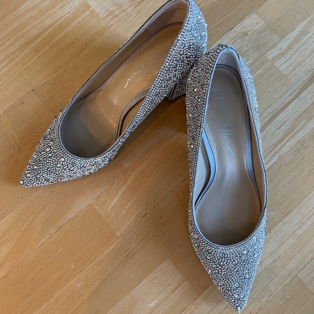 Betsey Johnson Rhinestone Heels Paige Pump